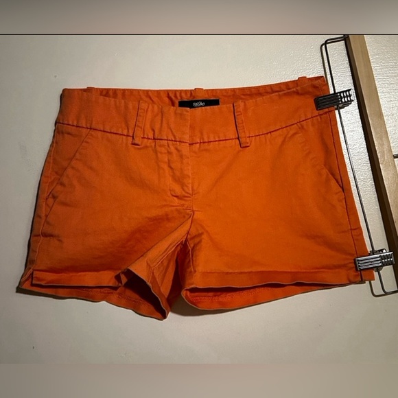 Orange Chino Shorts -Stretch (size: 2) NWOT - Picture 6 of 6